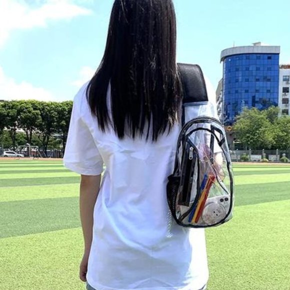 Clear Transparent Sling Bag Crossbody Backpack